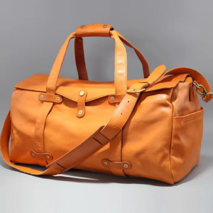 italian leather travel bag, vintage duffle bag,full grain luggage bag for men