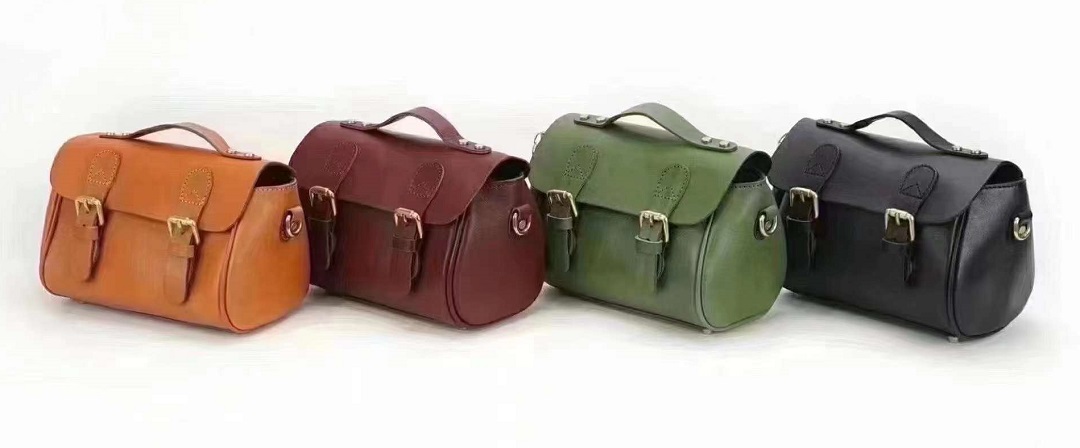 versatile fashion full grain leather cambridge bag for women