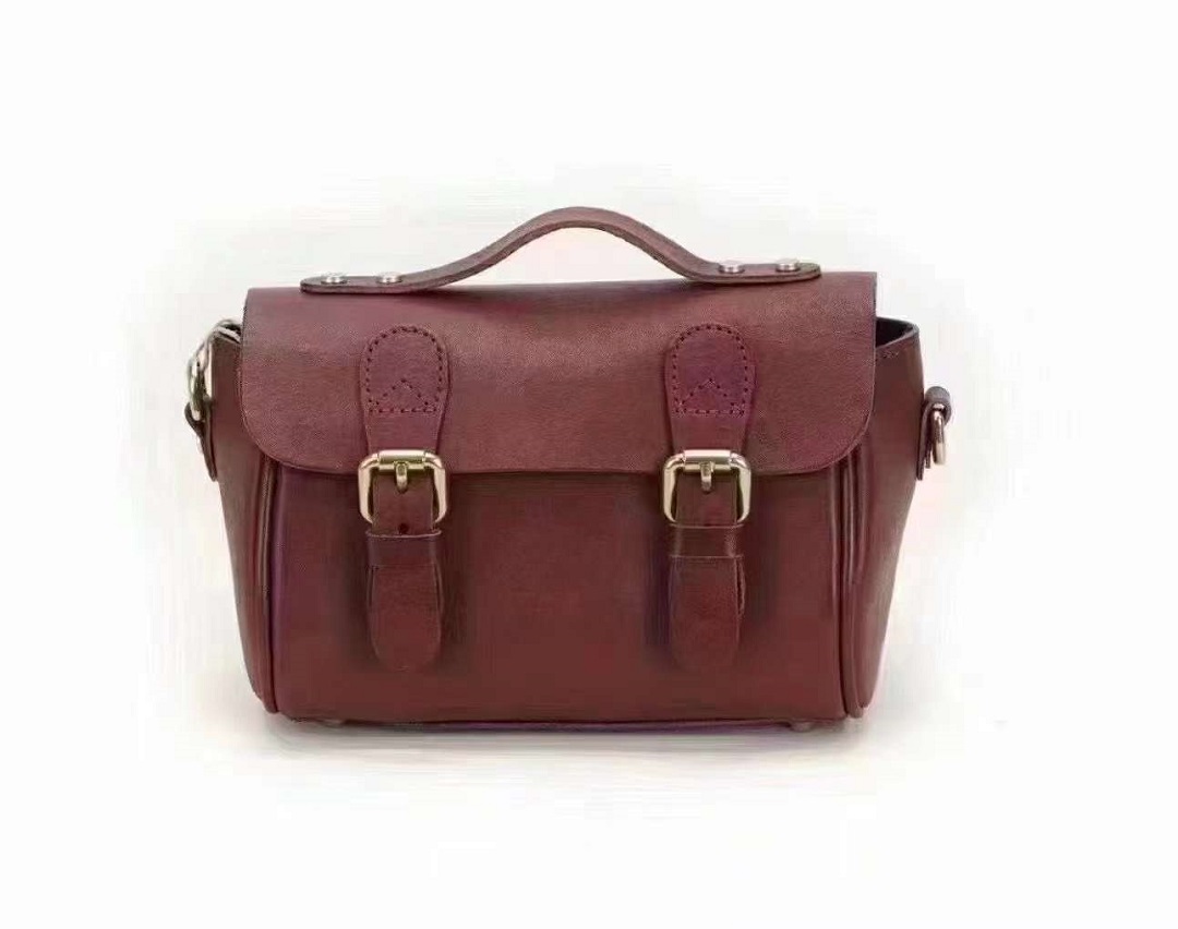 versatile fashion full grain leather cambridge bag for women