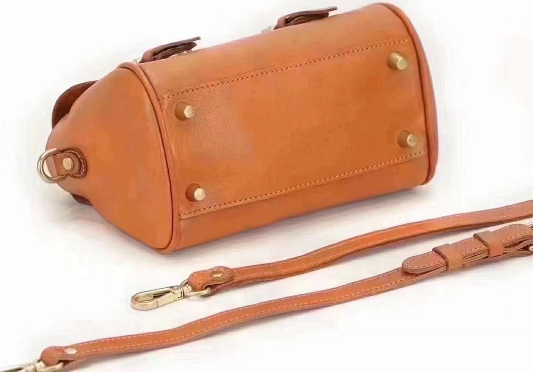 versatile fashion full grain leather cambridge bag for women