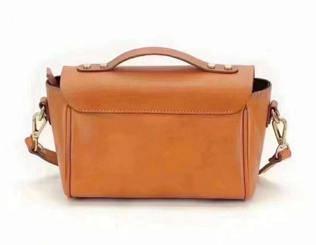 versatile fashion full grain leather cambridge bag for women