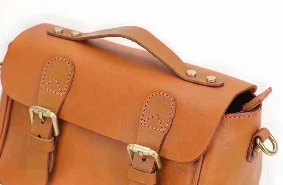 versatile fashion full grain leather cambridge bag for women