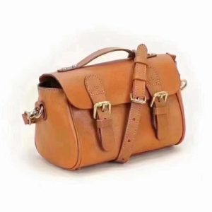 versatile fashion full grain leather cambridge bag for women
