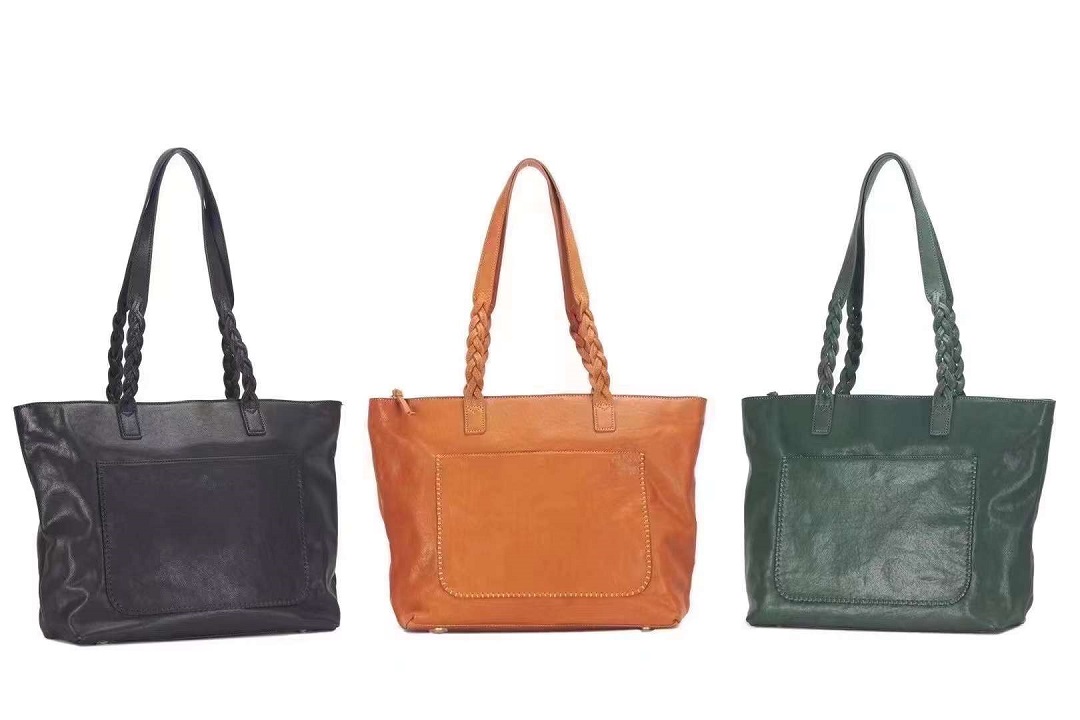 handmade italian full grain leather laptop bag top grain leather briefcase for men and women