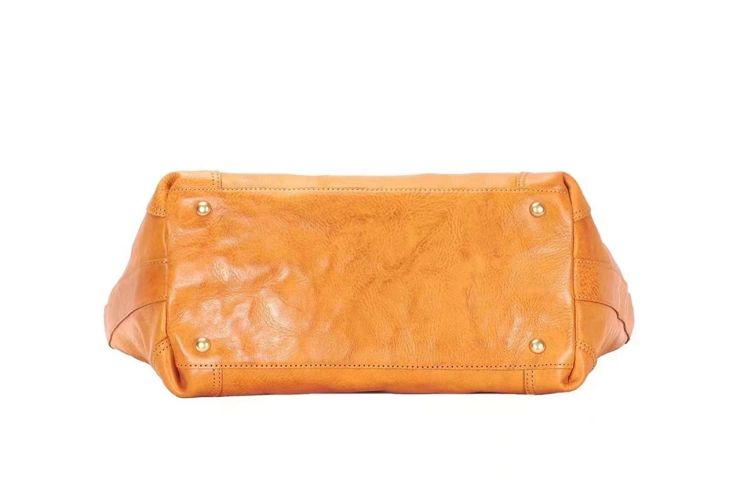 handmade italian full grain leather laptop bag top grain leather briefcase for men and women