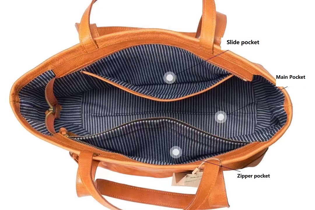 handmade italian full grain leather laptop bag top grain leather briefcase for men and women