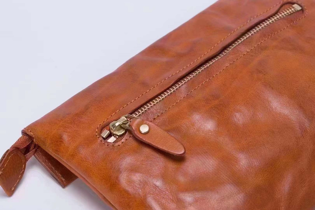 full grain italian leather wristlet clutch wallet purses crossbody bags for man