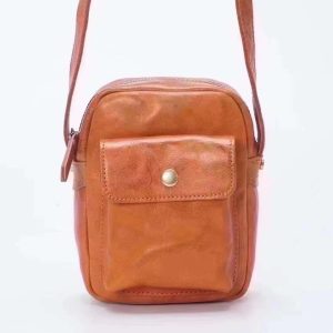 vegetable tanned leather crossbody ladies shoulder bag