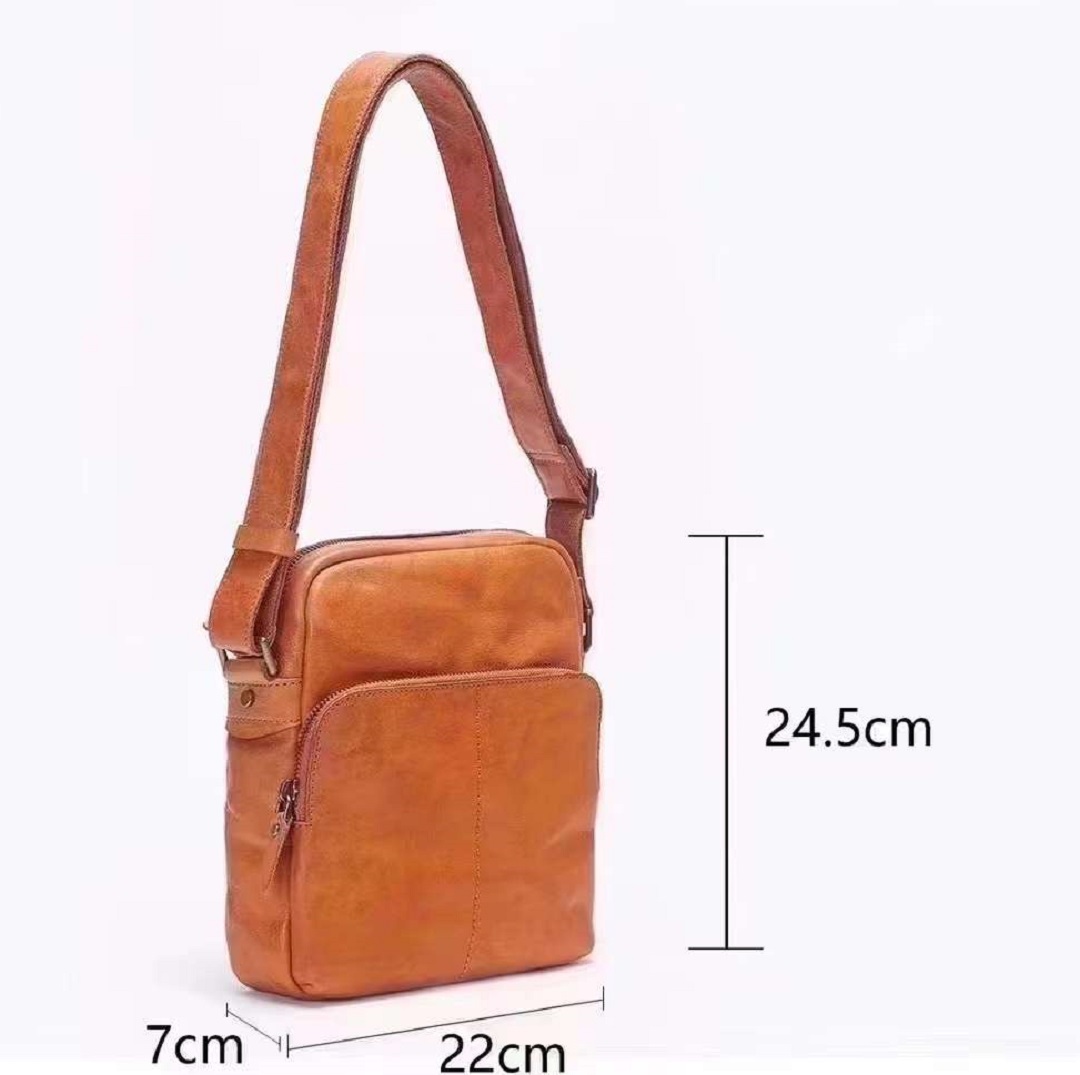 full grain leather shoulder handbag for work, travel, casual use