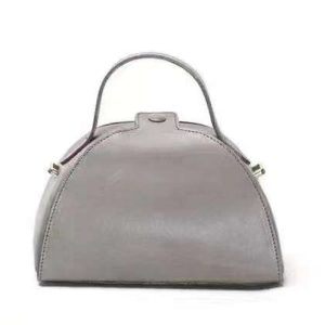 stylish tent bag，real leather shoulder bag, genuine leather handbag for lady